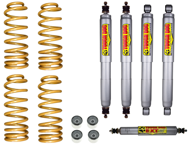Tough Dog 2 Inch (50mm) Lift Kit Suitable For Nissan Patrol GU 98-99 Wagon/98 On Ute (Stage 1) (Kit) - TDGU150S1